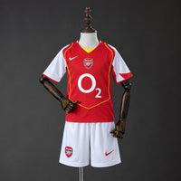 Conjunto Infantil Arsenal Retrô 2004/2005 - Kids