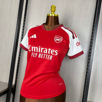 Camisa l Feminina Oficial do Arsenal 26/27 - Baby Look