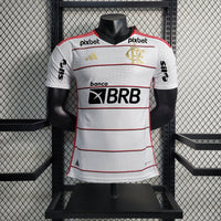 Camisa 2 Oficial do CR Flamengo 23/24 Versão Jogador - Completa com Patrocínio