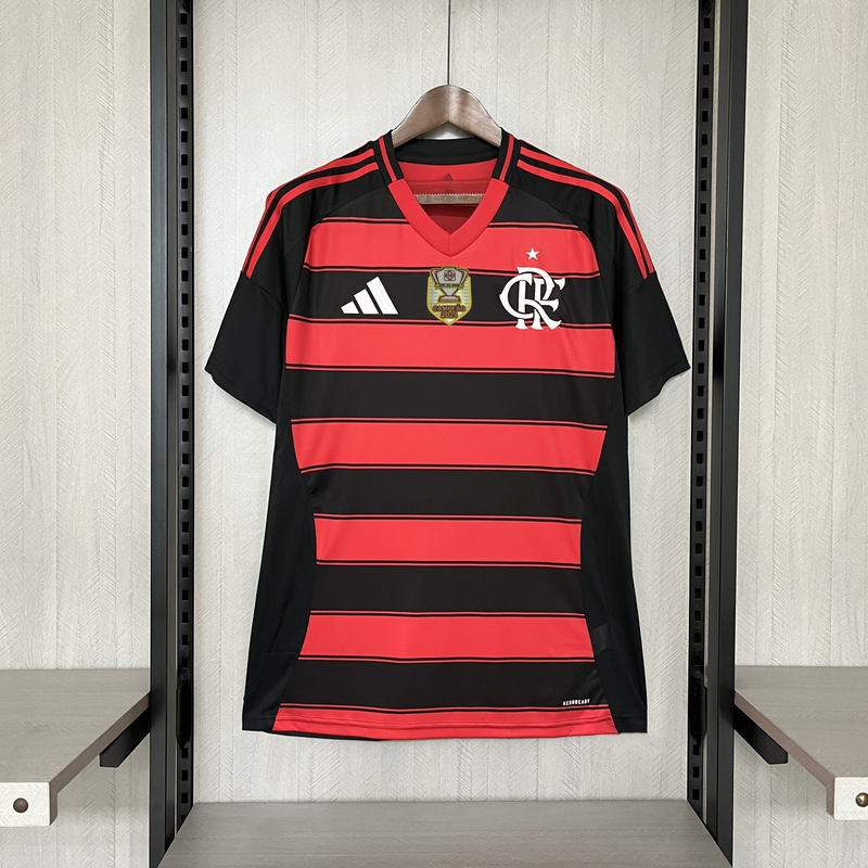 Camisa Oficial do CR Flamengo 25/26 - Pacth Campeão