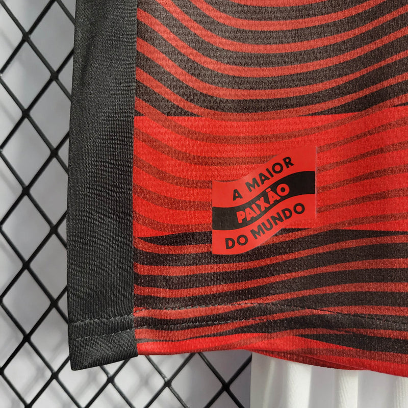 Conjunto Infantil Oficial do CR Flamengo 22/23 - Kids