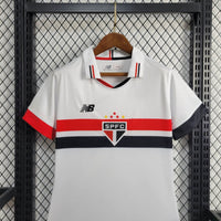 Camisa Feminina Oficial do São Paulo 24/25 Baby Look - Versão Torcedor