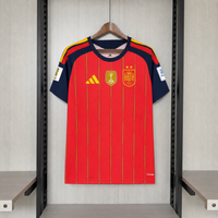 Camisa l Oficial da Espanha 26/27 Torcedor - (+Pacth Bicampeã do Mundo)