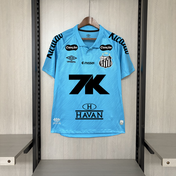 Camisa Oficial do Santo 25/26 Versão Torcedor - Completa com Patrocínios