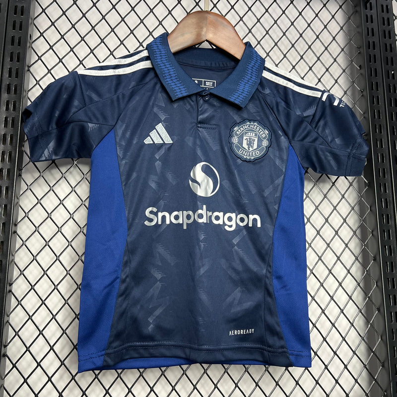 Conjunto Infantil Oficial do Manchester United 24/25 - Kids