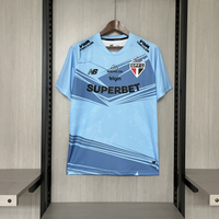 Camisa Oficial do São Paulo 25/26 Goleiro - Completa com Patrocínios
