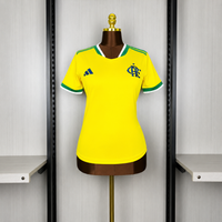 Camisa Feminina Flamengo Adidas Brasil 26/27 - Baby Look