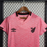 Camisa Feminina Oficial do Athletico Paranaense 22/23 Baby Look - Outubro Rosa