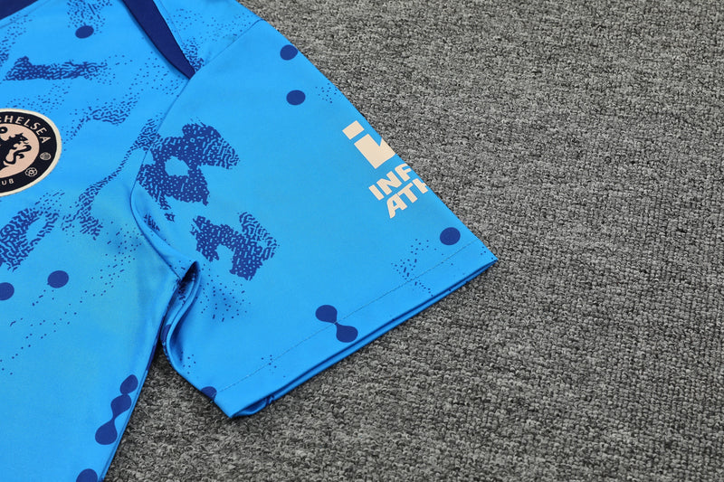Kit Oficial do Chelsea 24/25 - Treino