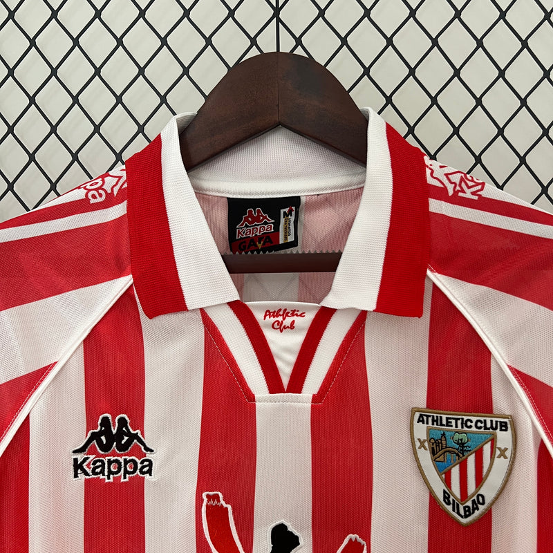 Camisa Retrô do Athletic Bilbão 1997/1998