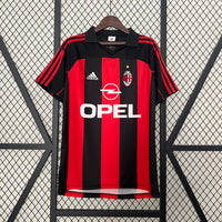 Camisa Retrô do Milan 2000/2002