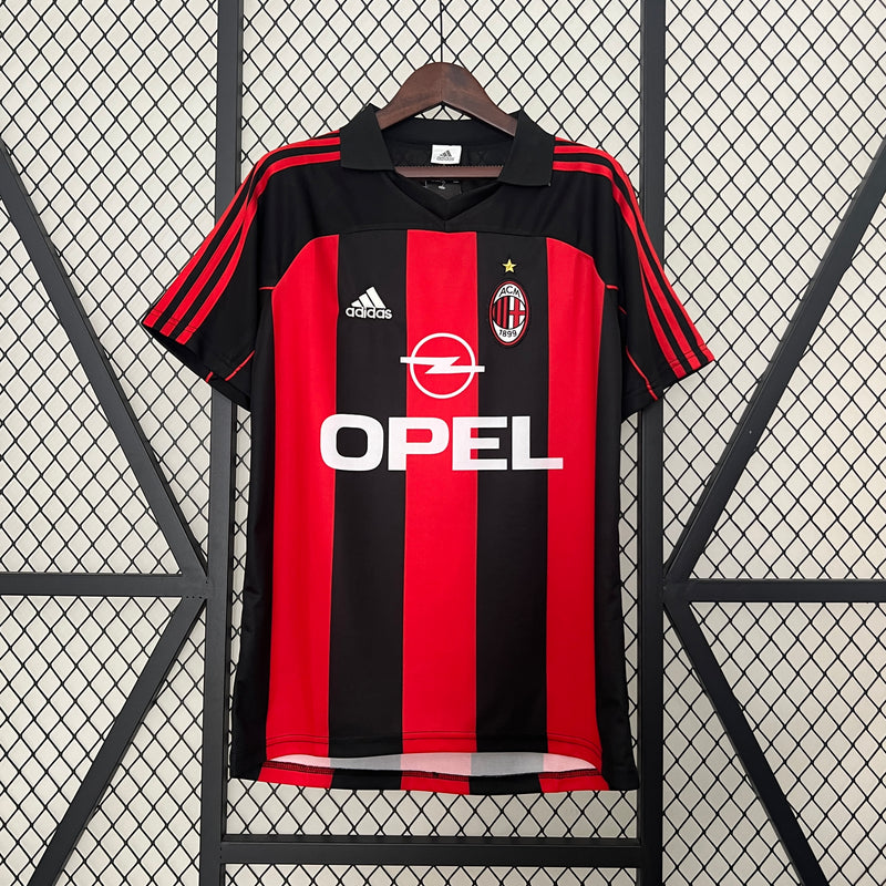 Camisa Retrô do Milan 2000/2002