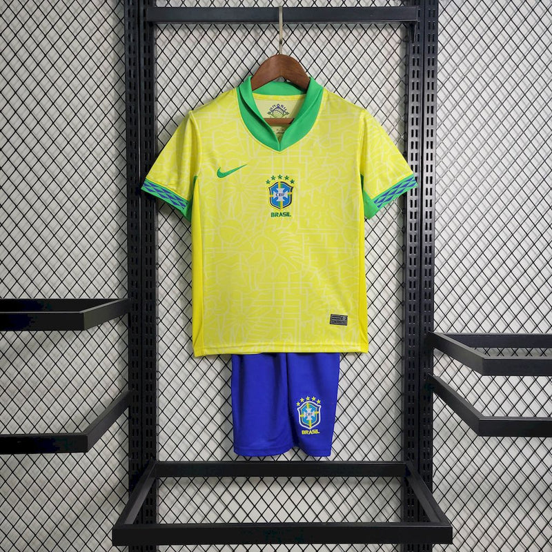 Conjunto Infantil Oficial Brasil 24/25 - Kids