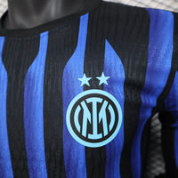 Camisa Oficial da Inter de Milão 25/26 - Manga Longa
