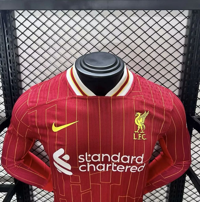 Camisa Oficial do Liverpool 24/25 - Manga Longa