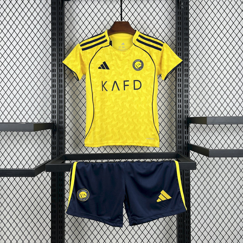 Conjunto Infantil Oficial do Al-Nassr 25/26 - Kids