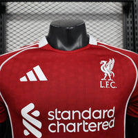Camisa Oficial do Liverpool 25/26 - Versão Jogador