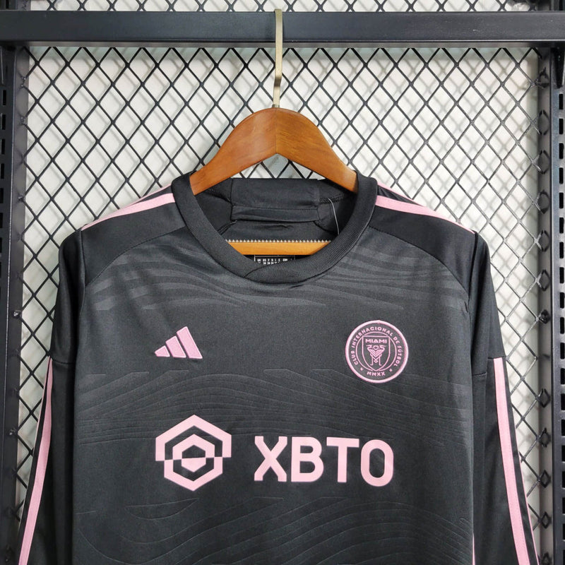 Conjunto 2 Infantil Oficial do Inter de Miami 23/24 Manga Longa - Kids