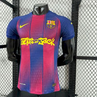 Camisa Oficial do Barcelona 25/26 Versão Jogador - Travis Scott