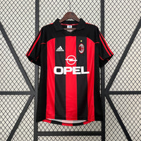 Camisa Retrô do Milan 2001/2002