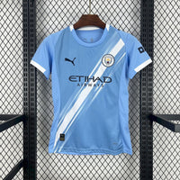 Camisa Feminina Oficial do Manchester City 25/26 - Baby Look