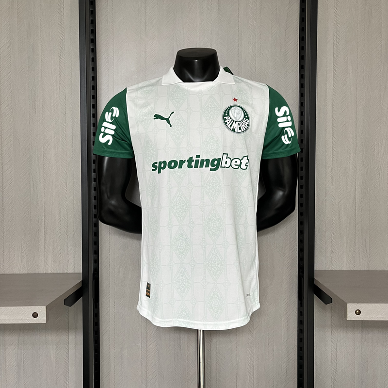 Camisa Oficial do Palmeiras 25/26 Versão Jogador - Completa com Patrocínios