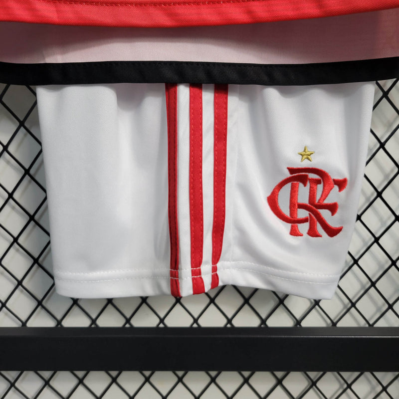 Conjunto Infantil Oficial do CR Flamengo 23/24 - Kids