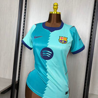 Camisa lll Feminina do Barcelona 26/27 - Baby Look