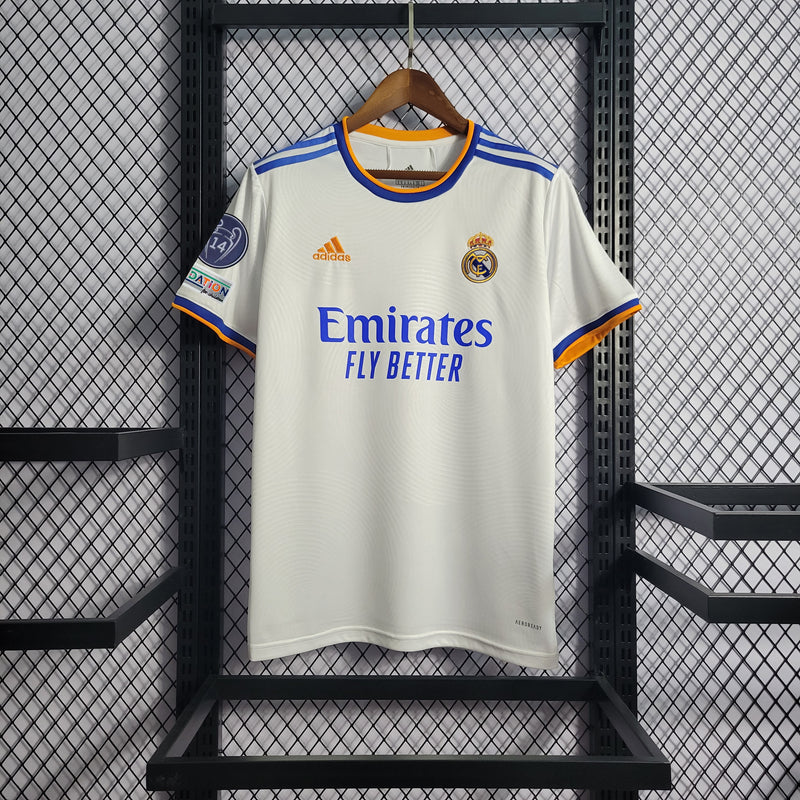 Camisa Oficial do Real Madrid 21/22 - Champions League