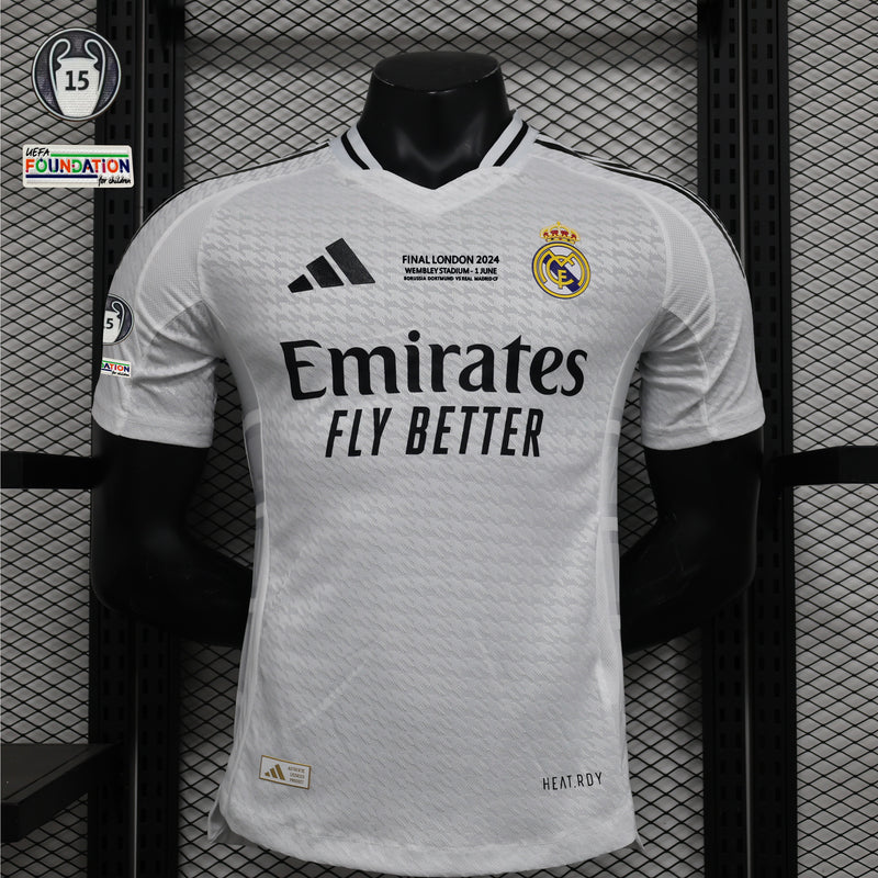 Camisa Oficial do Real Madrid 24/25 Versão Jogador - Champions League