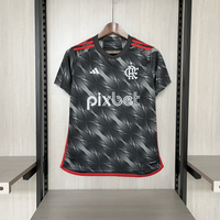 Camisa Feminina Oficial do CR Flamengo 24/25 Baby Look - Completa com Patrócinios