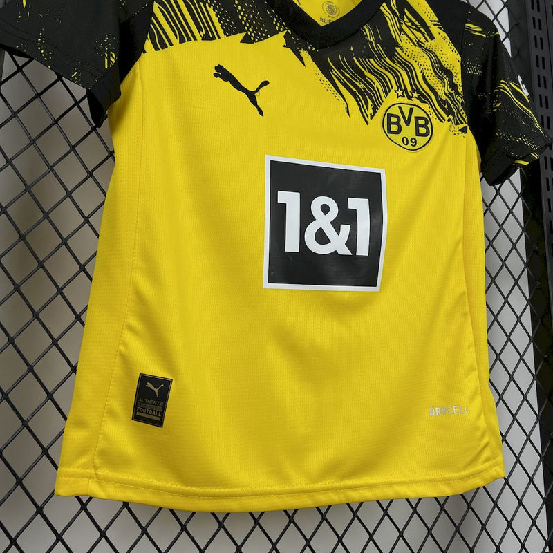 Conjunto Infantil Oficial do Borussia Dortmound 25/26 - Kids