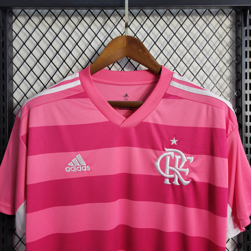 Camisa Oficial do CR Flamengo 22/23 Versão Torcedor - Outubro Rosa