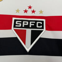Camisa Feminina Oficial do São Paulo 25/26 Baby Look completa com Patrocínios - Libertadores