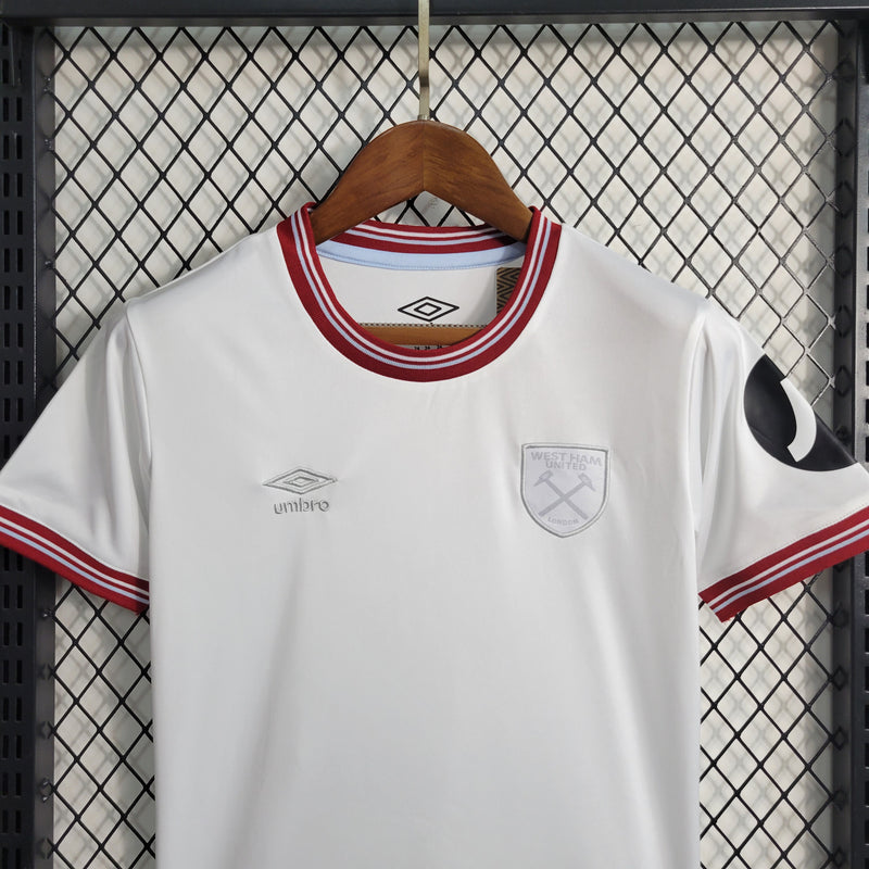 Conjunto 2 Infantil Oficial do West Ham 23/24 - Kids