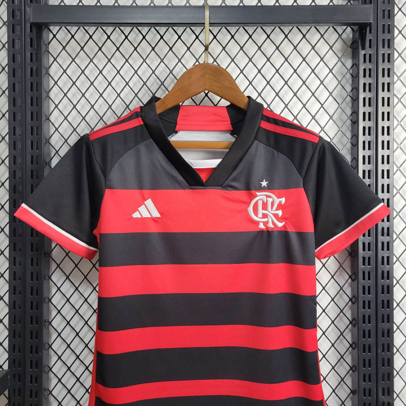 Conjunto Infantil Oficial do CR Flamengo 24/25 - Kids