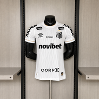 Camisa Oficial do Santos 26/27 Jogador - Completa com Patrocínios