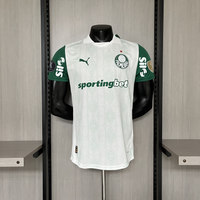 Camisa Oficial do Palmeiras 25/26 Versão Jogador Completa com Patrocínios - Libertadores