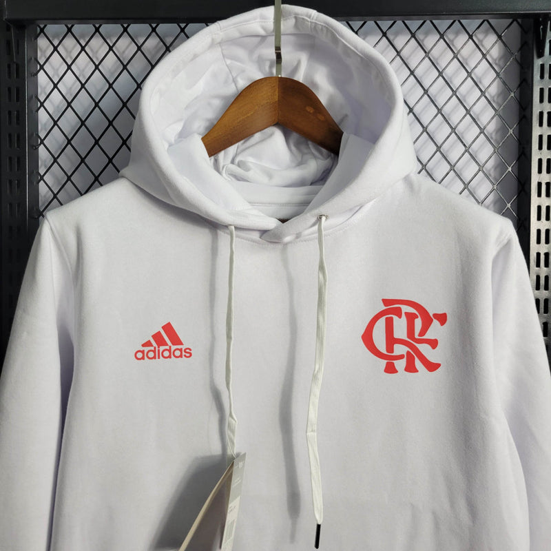 Moletom do CR Flamengo 23/24 - Branco