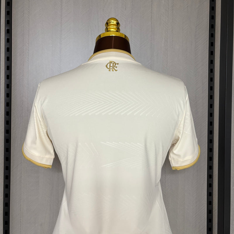 Camisa 3 Feminina Oficial do CR Flamengo 25/26 - Baby Look