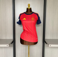 Camisa Feminina Oficial da Espanha 26/27 Baby Look - (+Pacth)