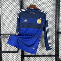 Camisa Retrô da Argentina 2014 - Manga Longa