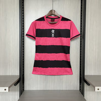 Camisa Feminina Oficial do CR Flamengo 24/25 Baby Look - Braziline