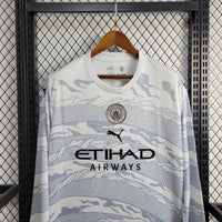Camisa Oficial do Manchester City 24/25 Manga Longa - Edição Especial