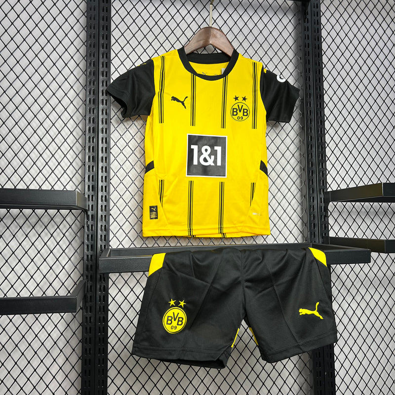 Conjunto Infantil Oficial do Borussia Dortmound 24/25 - Kids