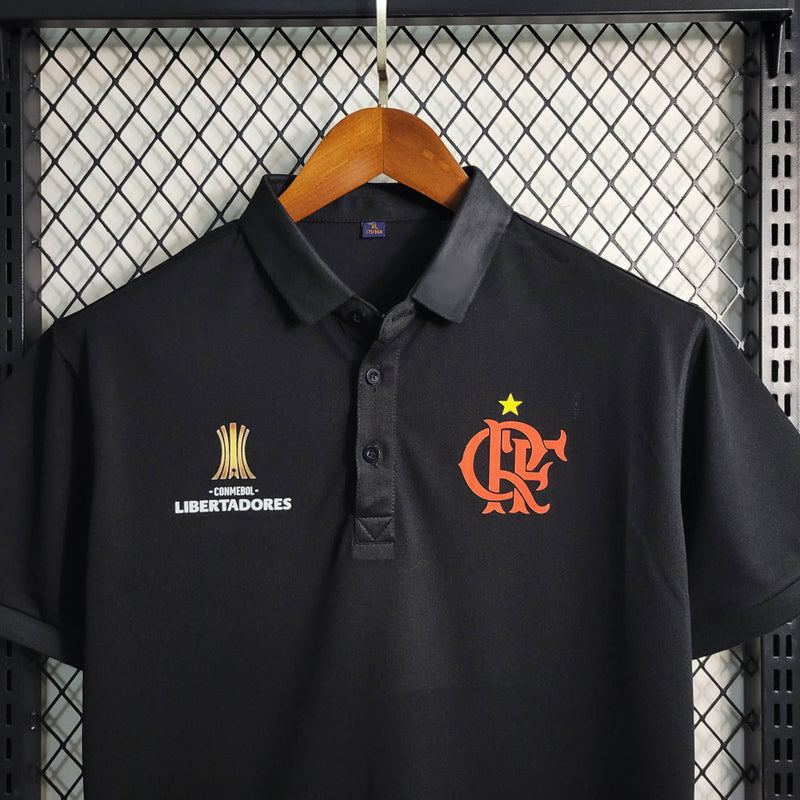 Camisa Oficial do CR Flamengo 23/24 Polo - Libertadores