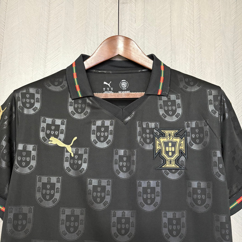Camisa Oficial de Portugal 25/26 - “Pantera Negra” em homenagem a Eusébio