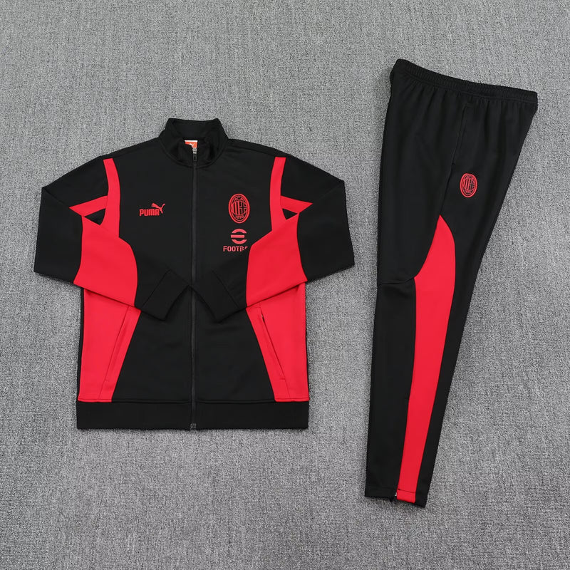 Conjunto Oficial do Milan 25/26 - Treino