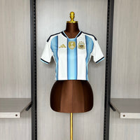 Cropped Oficial da Argentina 26/27 - Pacth Campeão