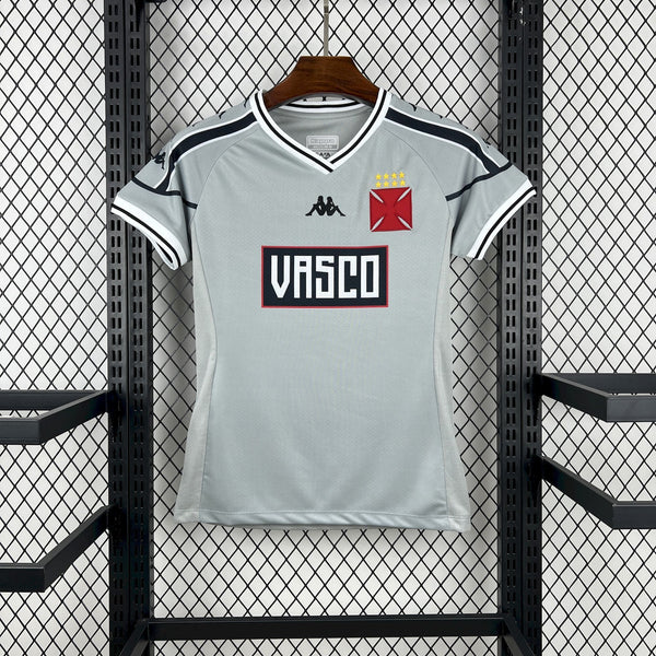 Camisa Feminina Oficial do Vasco 25/26 Baby Look - Aquecimento